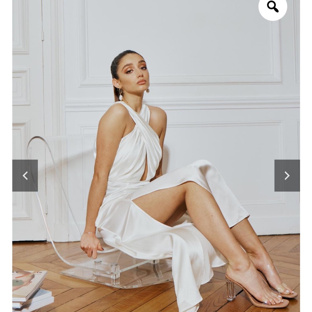 Cleopatra Bridal Silk Maxi Dress